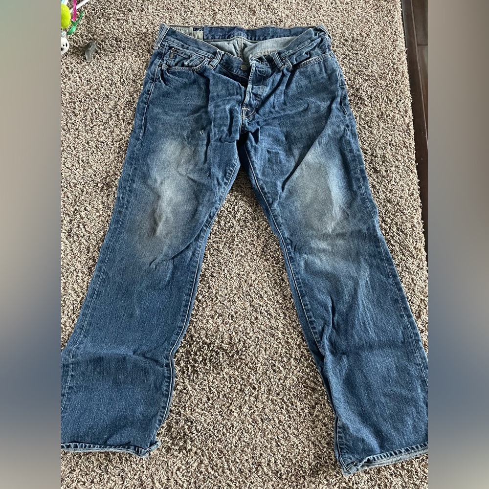 Abercrombie blue jeans 34